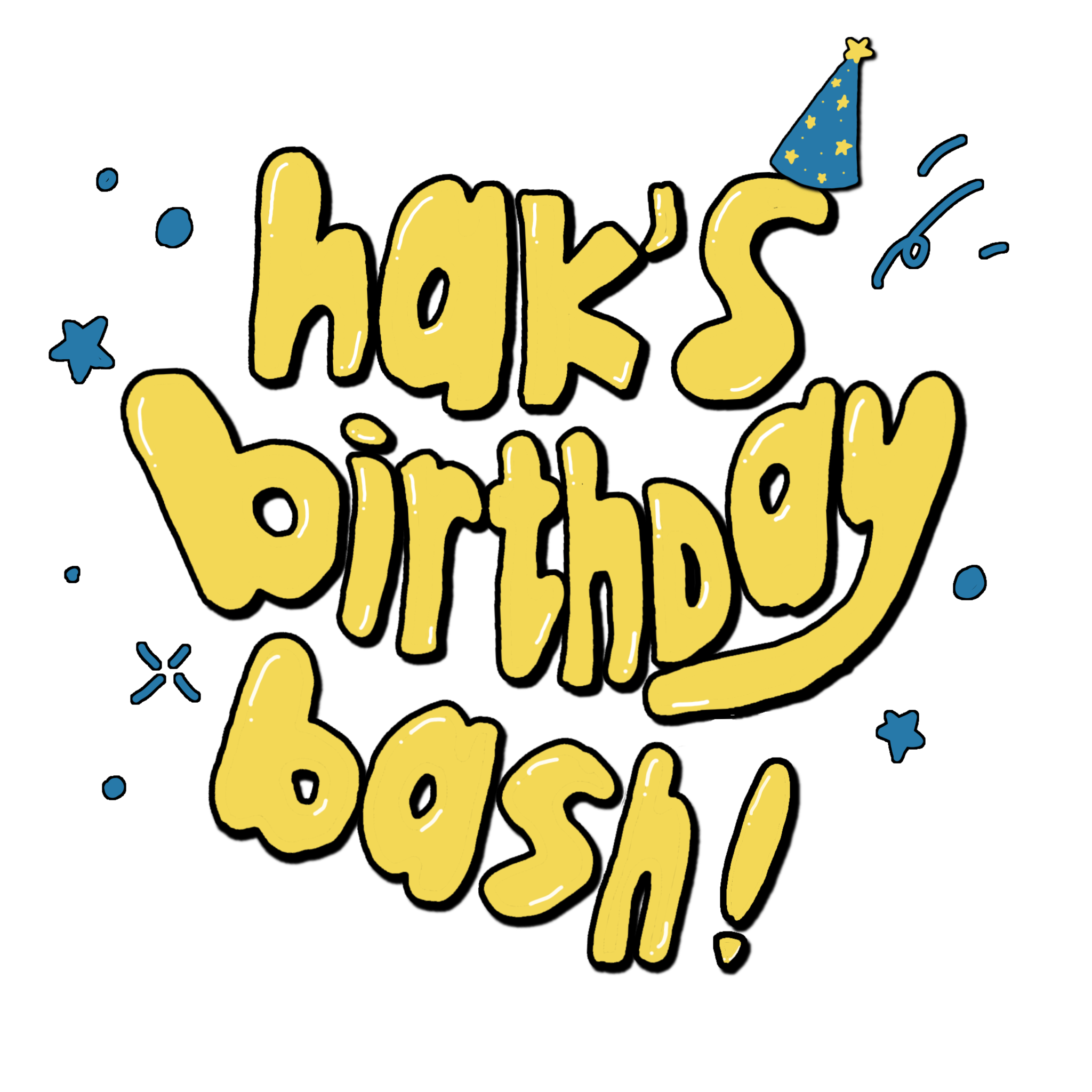 Hak's Birthday Logo